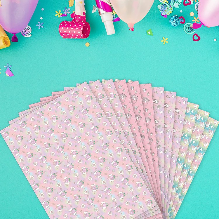 Hot Sale High Quality Recycle Paper Gift Wrapping Packaging Roll Custom Logo Wrapping Paper