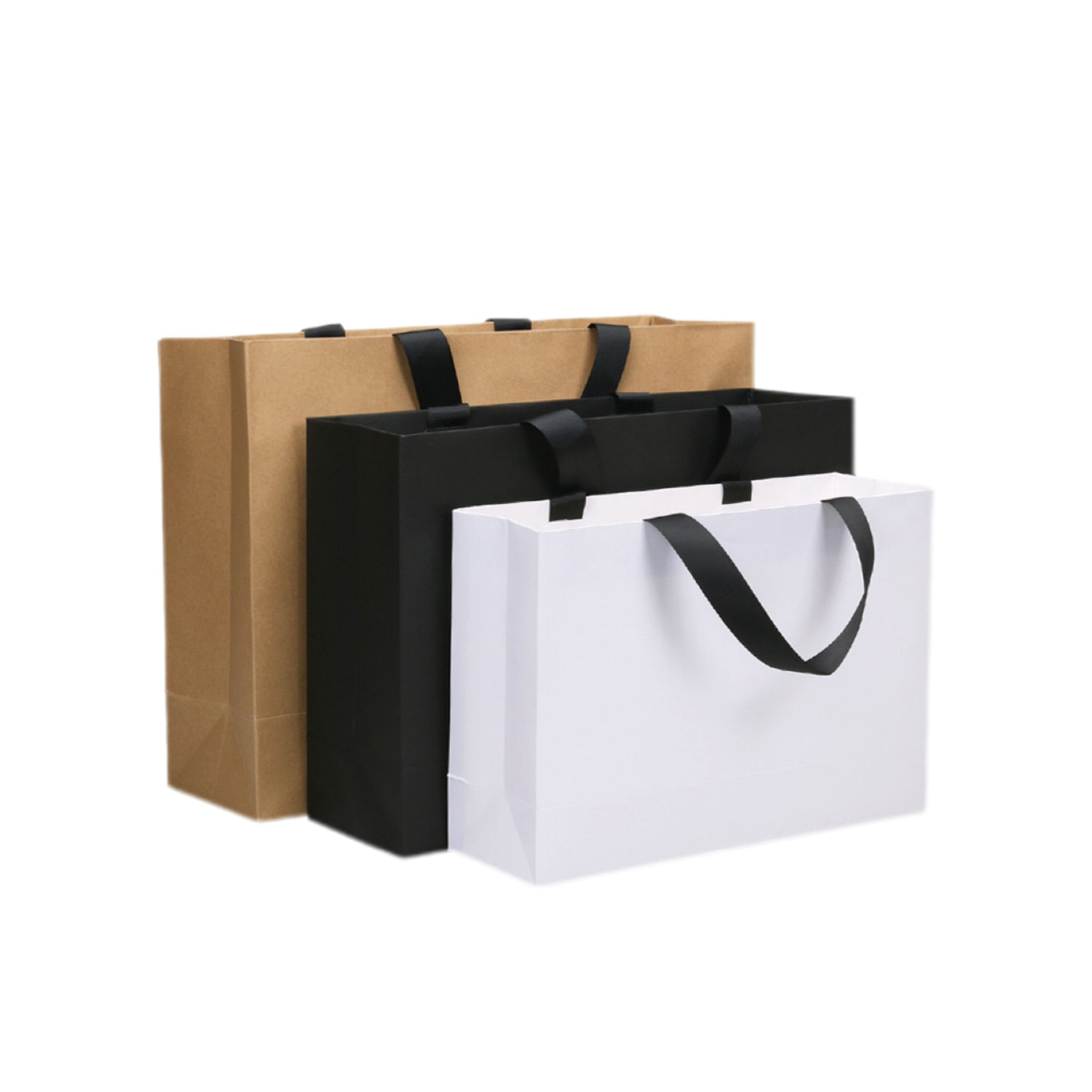 Custom logo luxury shopping paper bag wholesale printed gift craft jewelry cosmetic packaging paper bags