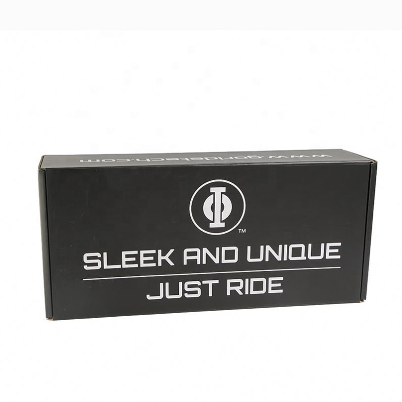High Quality Luxury Recycled Custom Face Lotion Small Black Cosmetic Packaging Paper Box