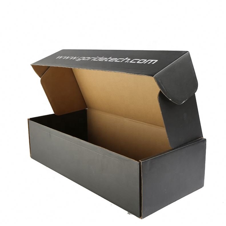 High Quality Luxury Recycled Custom Face Lotion Small Black Cosmetic Packaging Paper Box