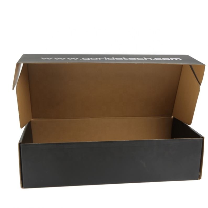 High Quality Luxury Recycled Custom Face Lotion Small Black Cosmetic Packaging Paper Box