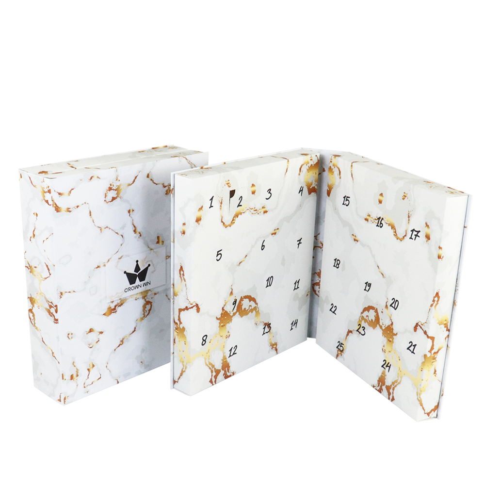Ramadan Blind Advent Calendar Jewelry Box Caja De Calendario De Adviento Luxury Christmas Avent Calendar Packaging Box