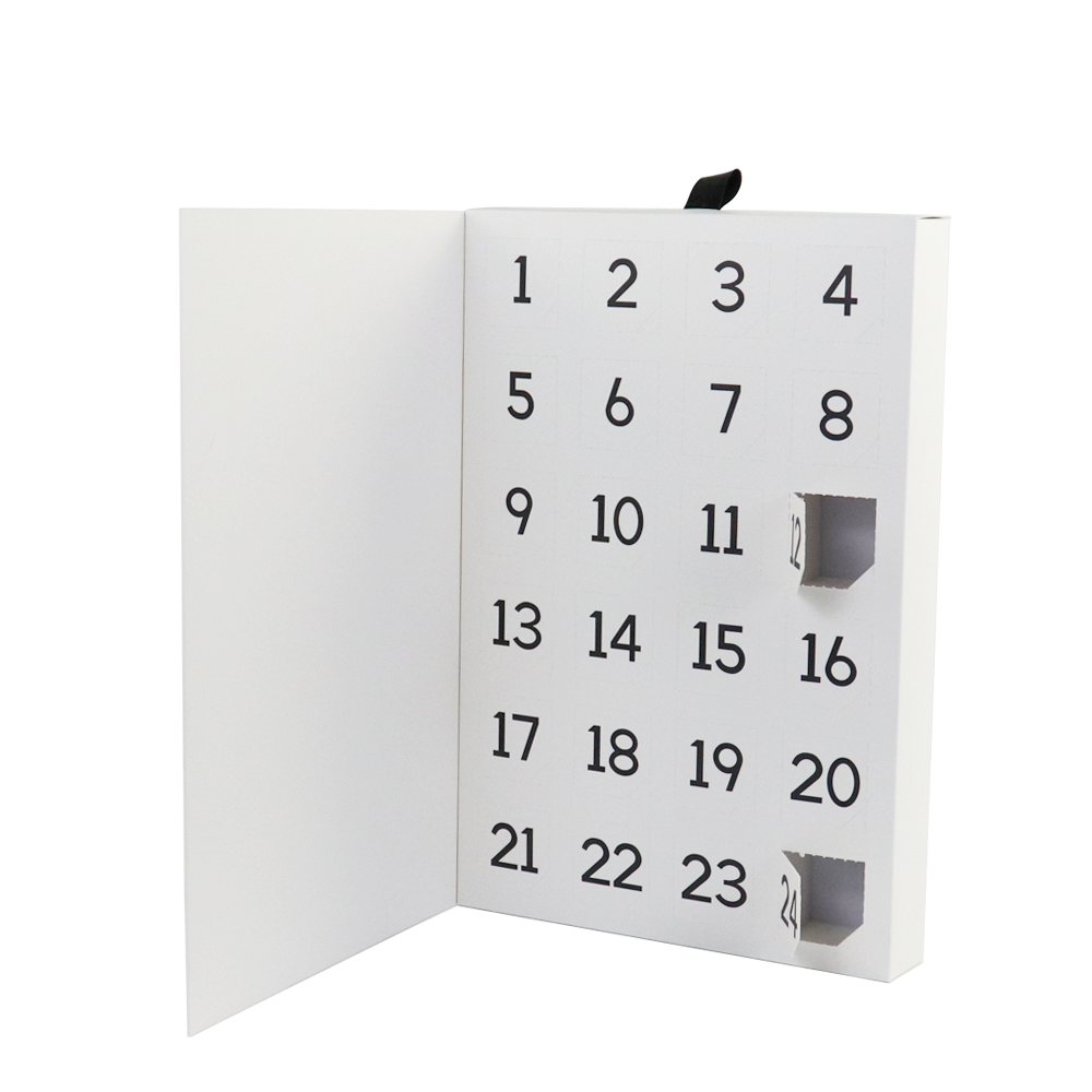 Ramadan Blind Advent Calendar Jewelry Box Caja De Calendario De Adviento Luxury Christmas Avent Calendar Packaging Box