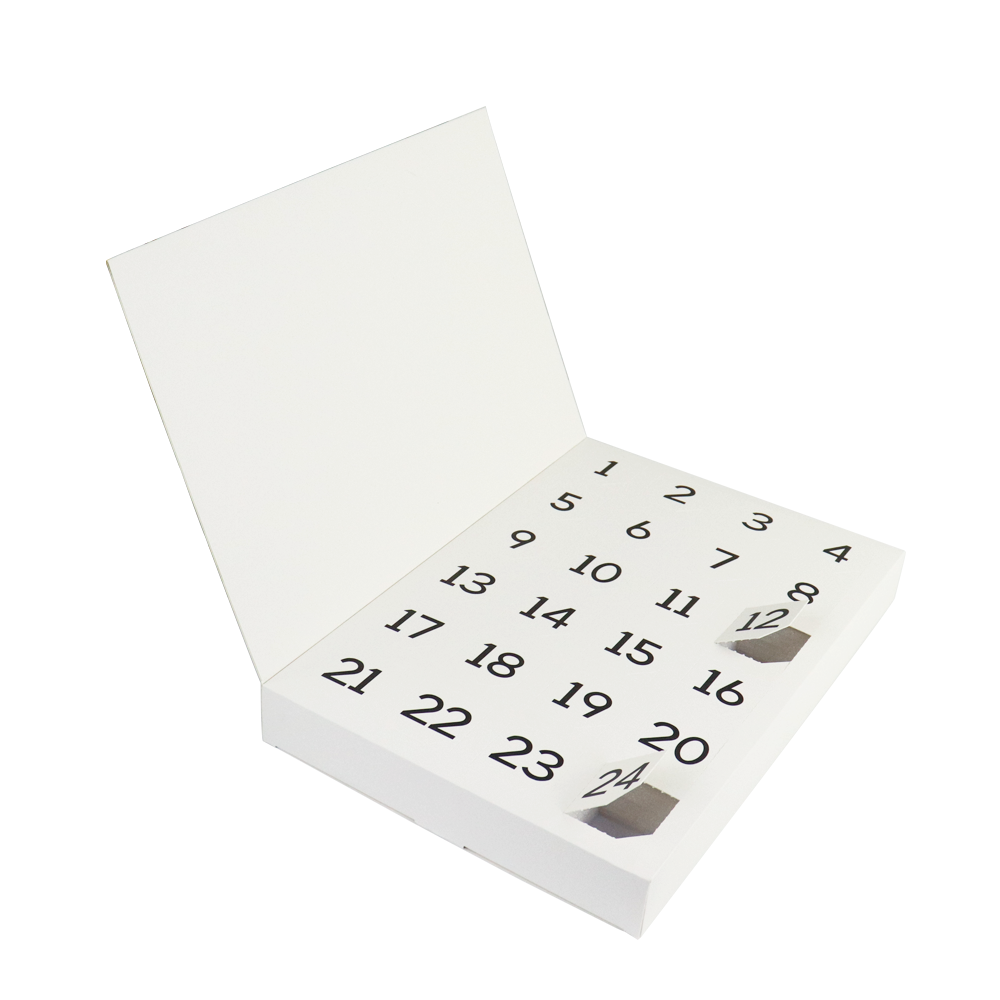 Ramadan Blind Advent Calendar Jewelry Box Caja De Calendario De Adviento Luxury Christmas Avent Calendar Packaging Box