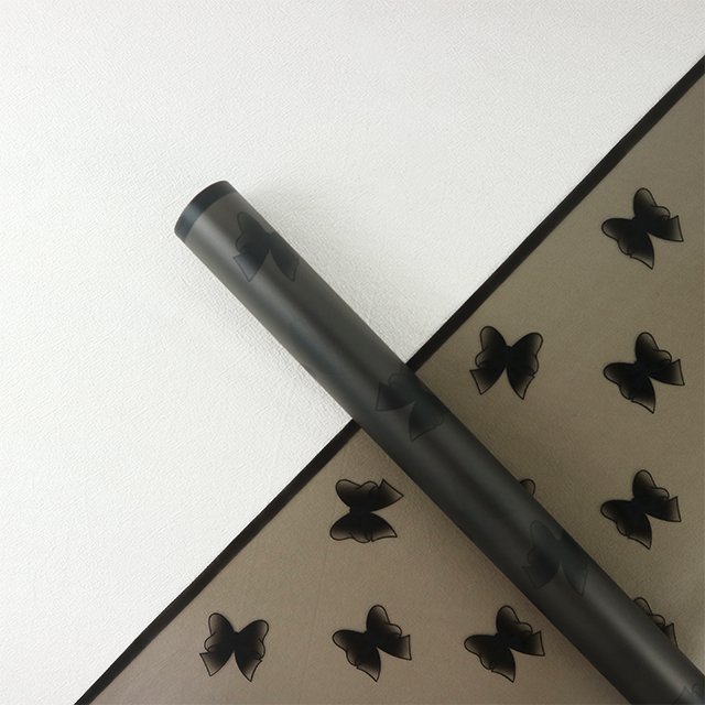 korean designer brands logo bouquet flower wrapping paper plastic waterproof florist supplies floral gift for packaging