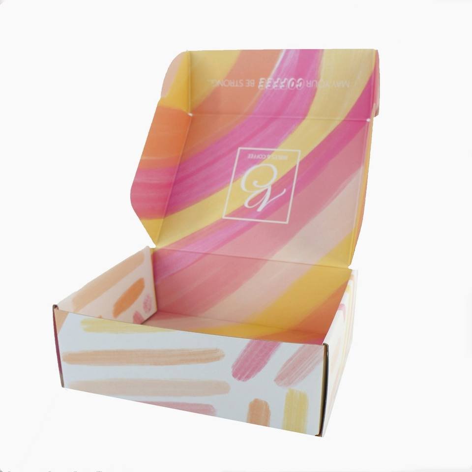 creative Colored Cardboard large Corrugated paper packaging Shipping Boxes with Logo for Luxury Gift