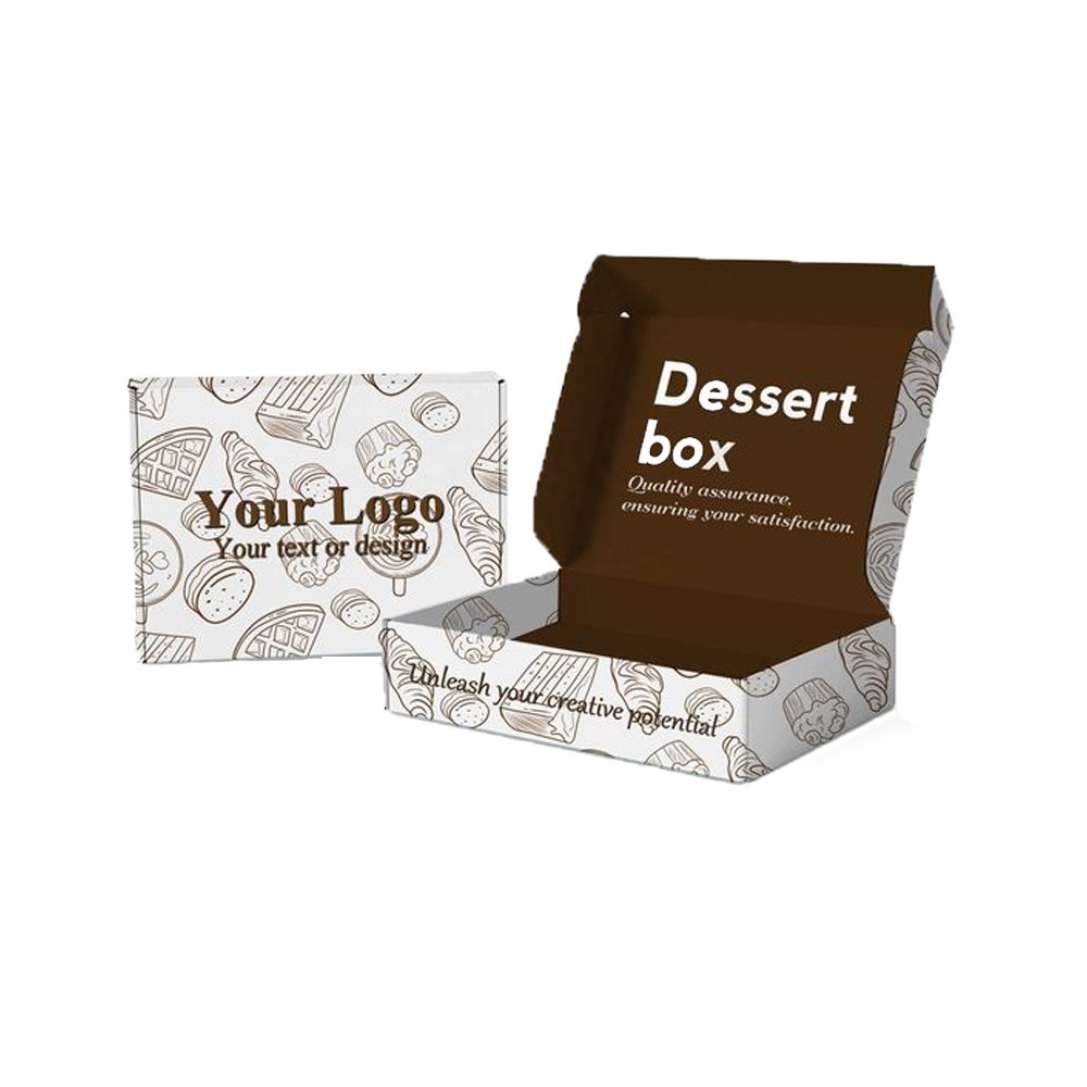 Custom Logo Paper Packaging Gift Box Corrugated Carton Clothing Packaging Kraft Paper Mailer Shipping Mailing Box