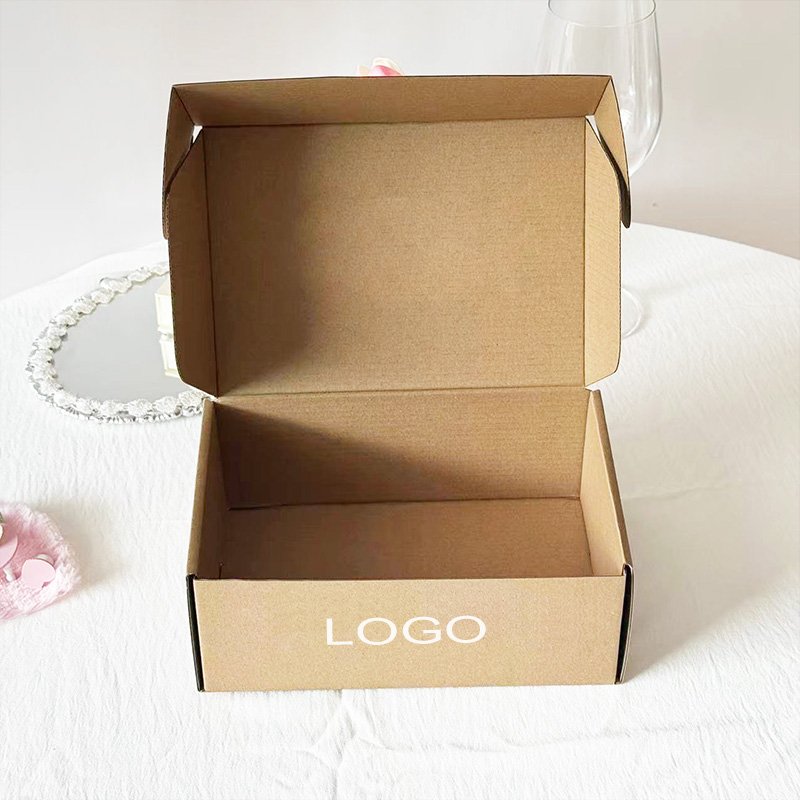 Double Sided Printing Eco-Friendly Corrugated Board Custom packaging Apparel T-shirt Mailer Boxes With Logo
