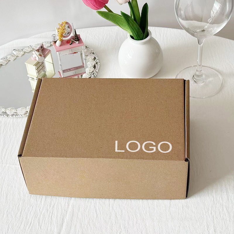Double Sided Printing Eco-Friendly Corrugated Board Custom packaging Apparel T-shirt Mailer Boxes With Logo