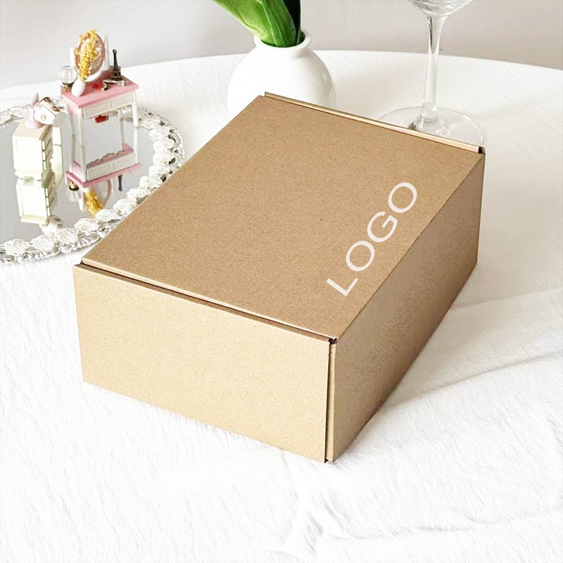 Double Sided Printing Eco-Friendly Corrugated Board Custom packaging Apparel T-shirt Mailer Boxes With Logo