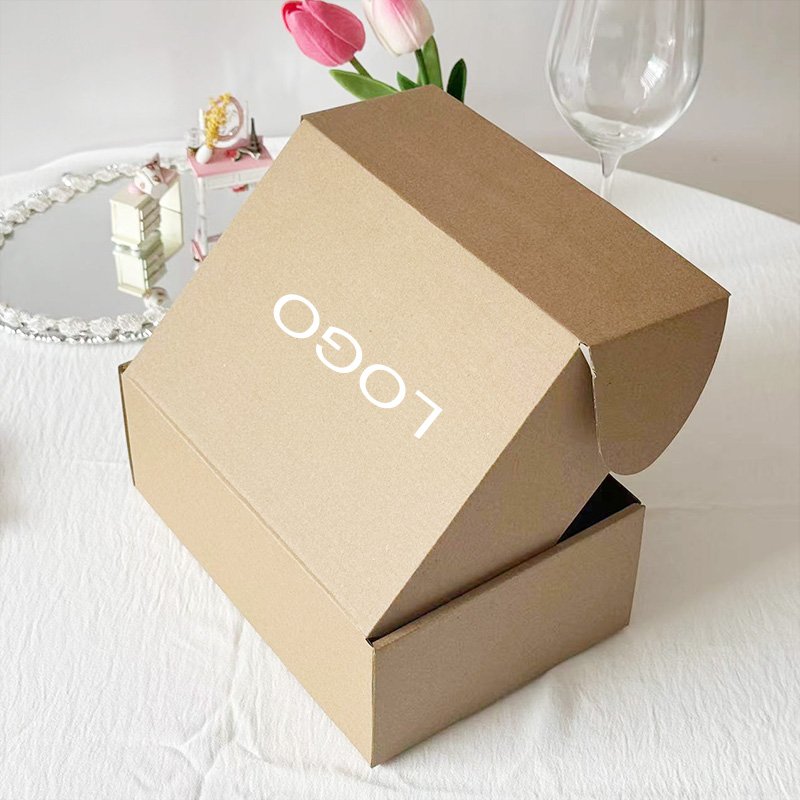 Double Sided Printing Eco-Friendly Corrugated Board Custom packaging Apparel T-shirt Mailer Boxes With Logo