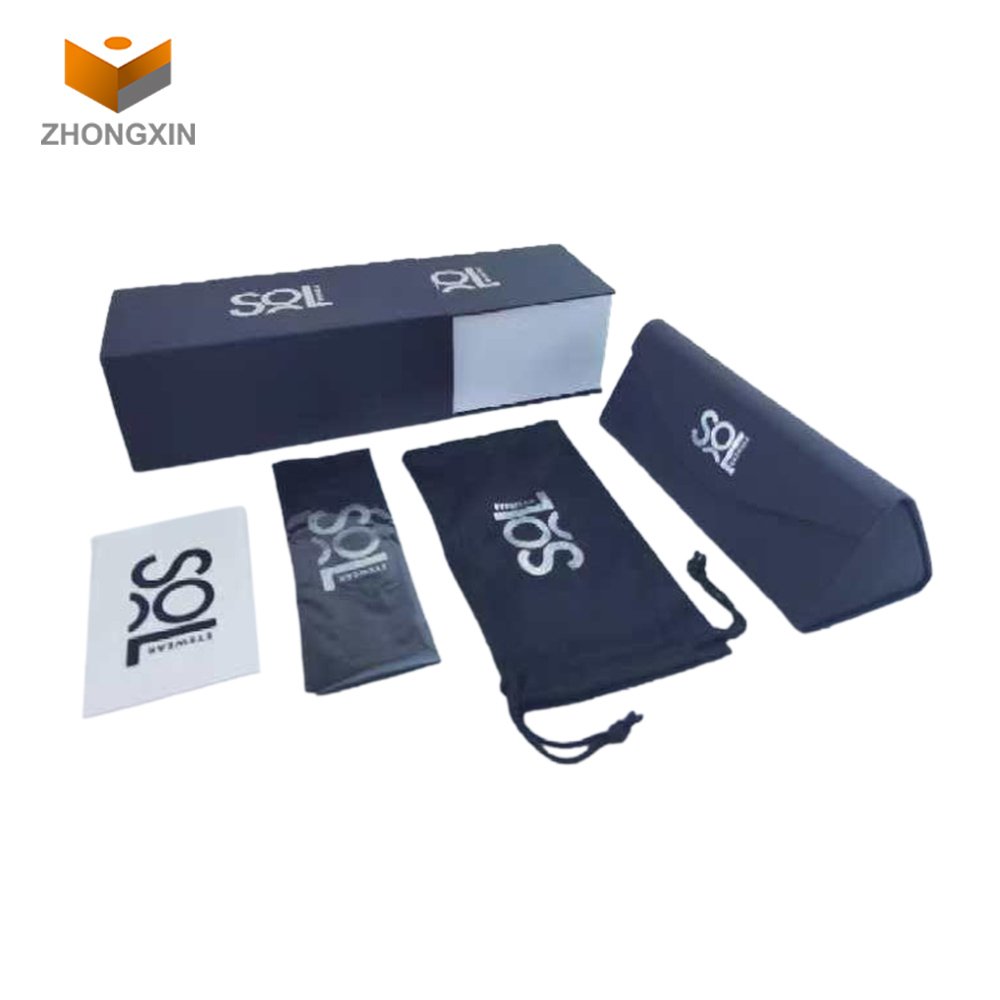 Custom Logo Luxury Sunglasses Package Hard Paper Box Cardboard Eyeglasses Cases & Bags For Eyewear Packaging