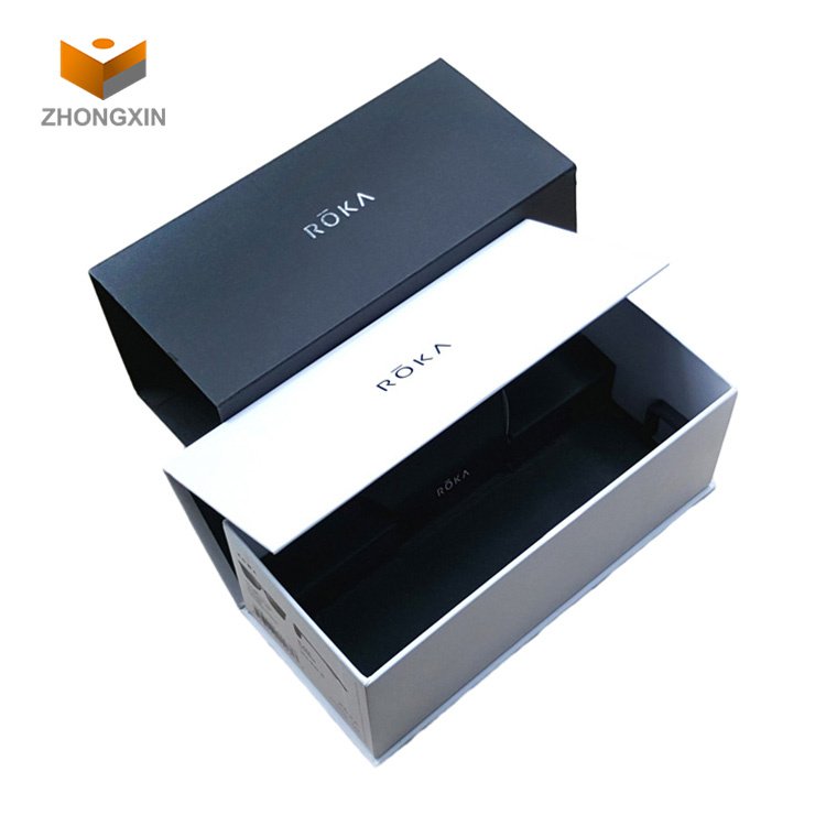 Custom Logo Luxury Sunglasses Package Hard Paper Box Cardboard Eyeglasses Cases & Bags For Eyewear Packaging