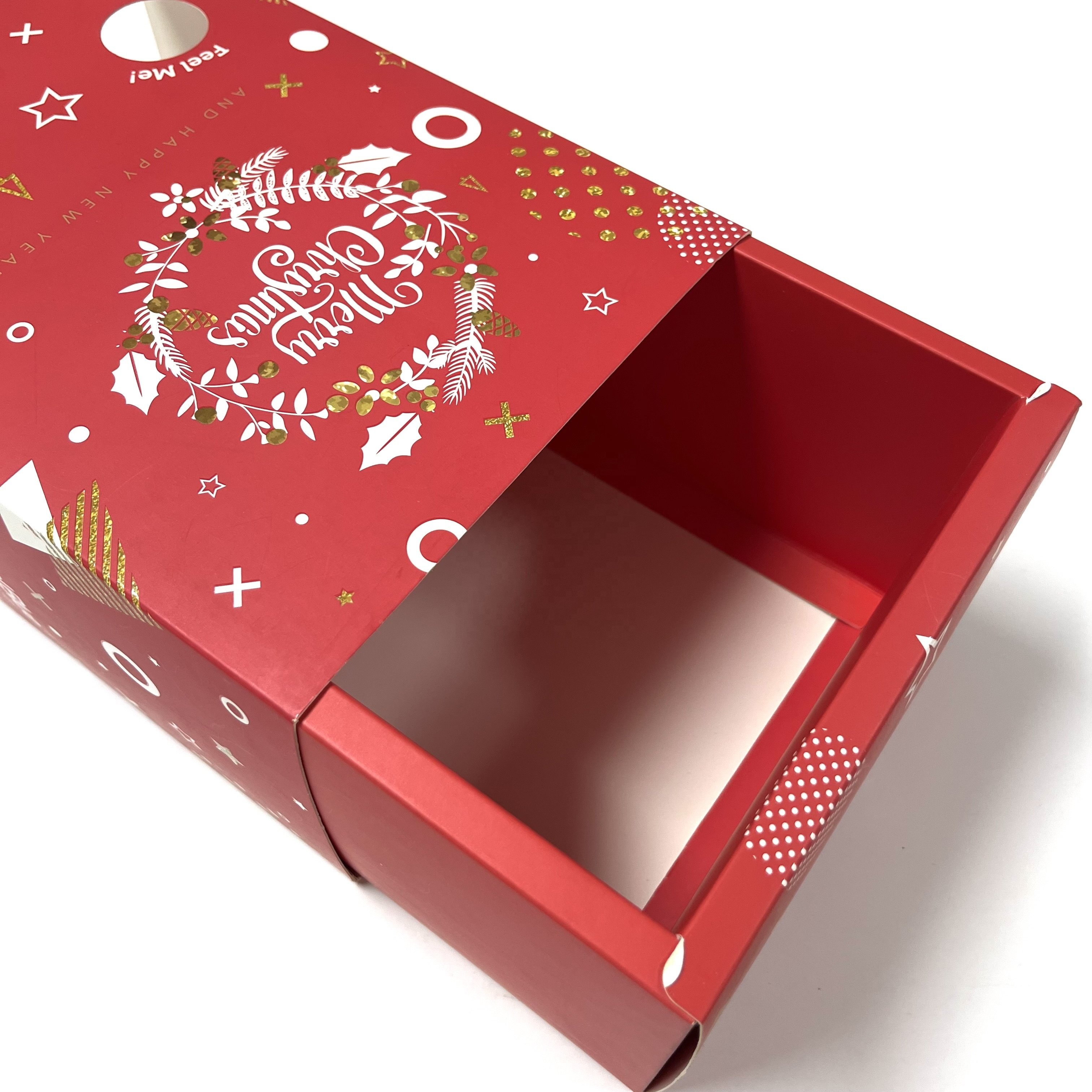 Manufactures Wholesale Christmas Products Packaging Paper Boxes Gift Paper Boxes With Window