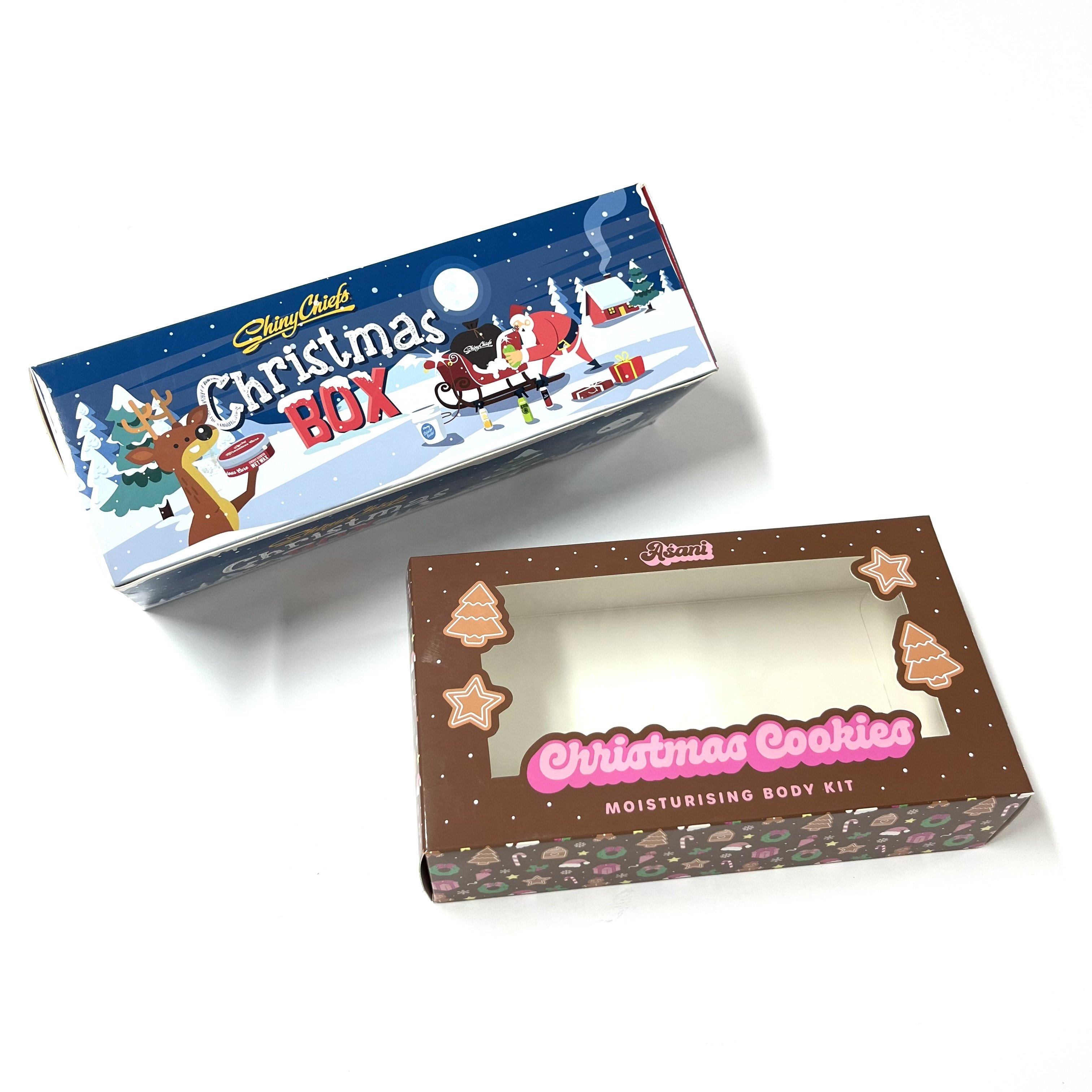Manufactures Wholesale Christmas Products Packaging Paper Boxes Gift Paper Boxes With Window