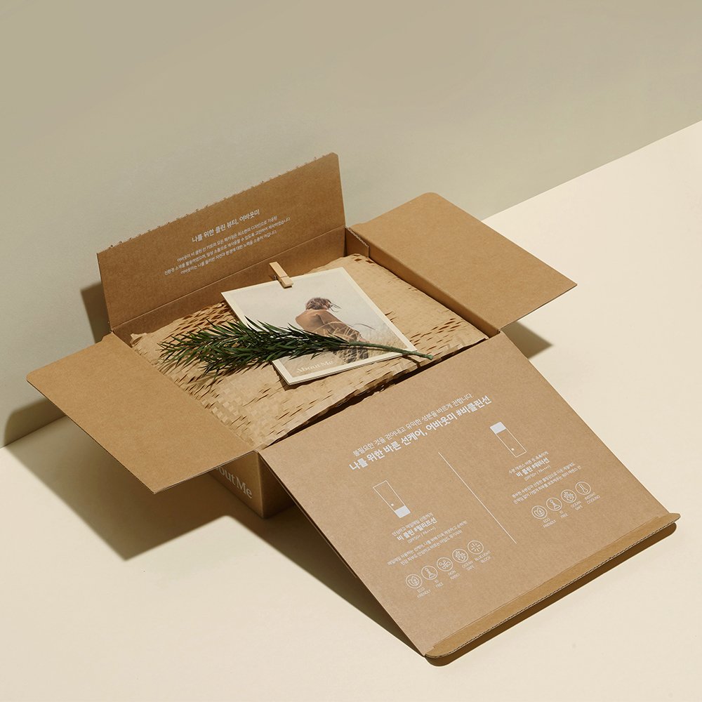 Custom Logo Corrugated Cosmetic Packaging Eco-Friendly Custom Tear-Off Strip Express Shipping Box Clothing Packaging Paper Boxes