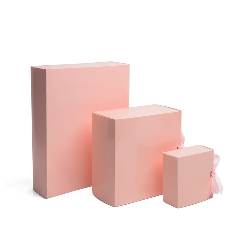 Product Ribbon Boxes Recycled Doorgift Wedding Gifts Christmas Packaging Paper Box