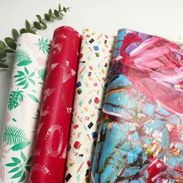 custom logo tissue paper branded tissue paper gift wrapping paper