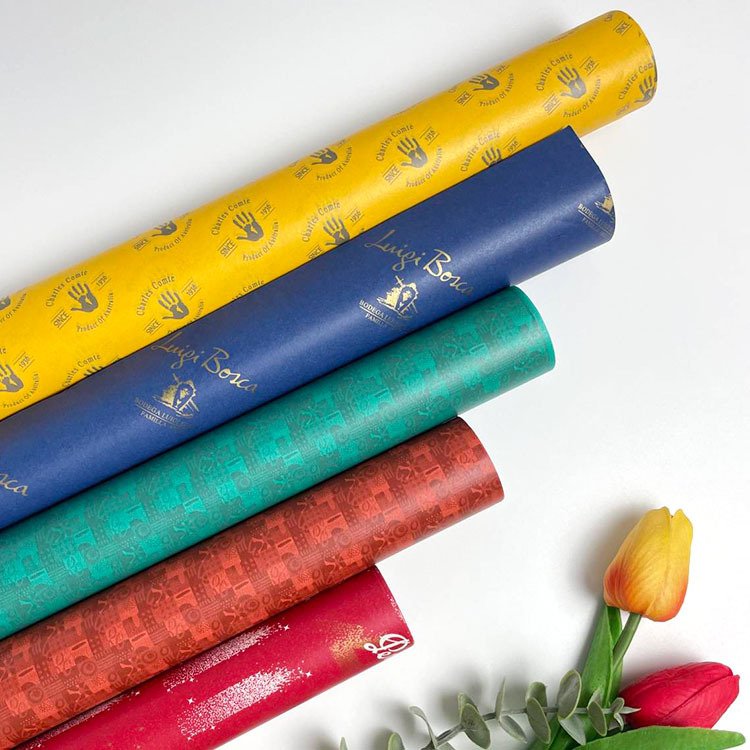 custom logo tissue paper branded tissue paper gift wrapping paper