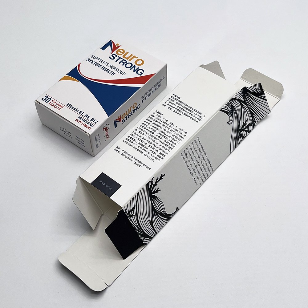Eco Friendly Custom Logo Printed Folding Carton Cosmetic Card Paper essential Oil Bottle Packaging Box
