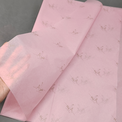Custom logo Stylish Printed brand Tissue Paper for your packaging and promotions