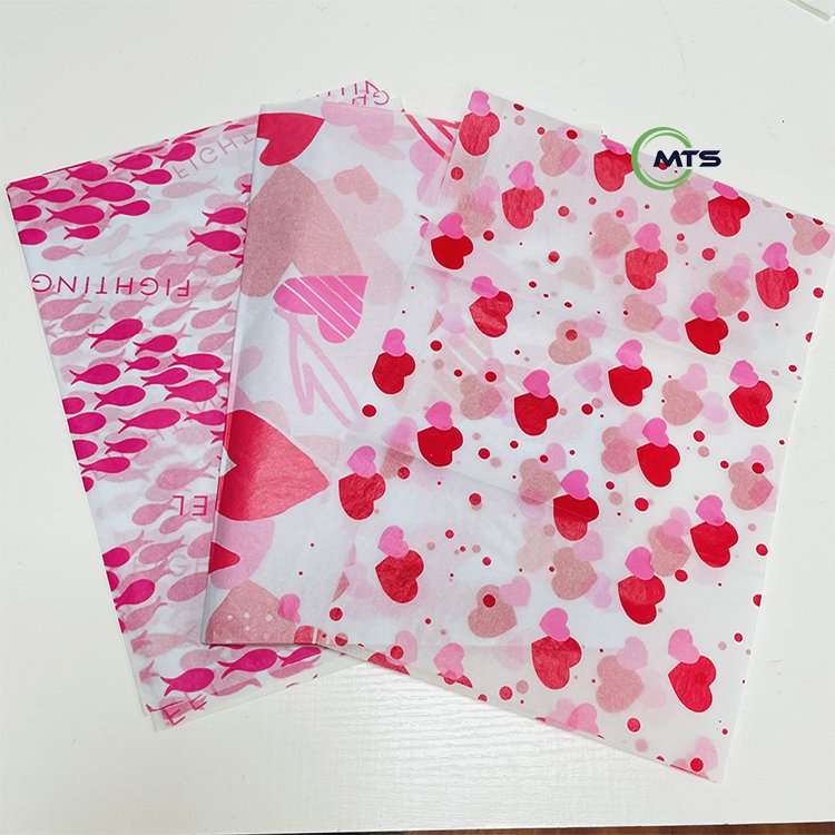 Moatain silk paper seidenpapier tissue wrapping paper gift print custom logo packing tissue packaging paper for jewelry
