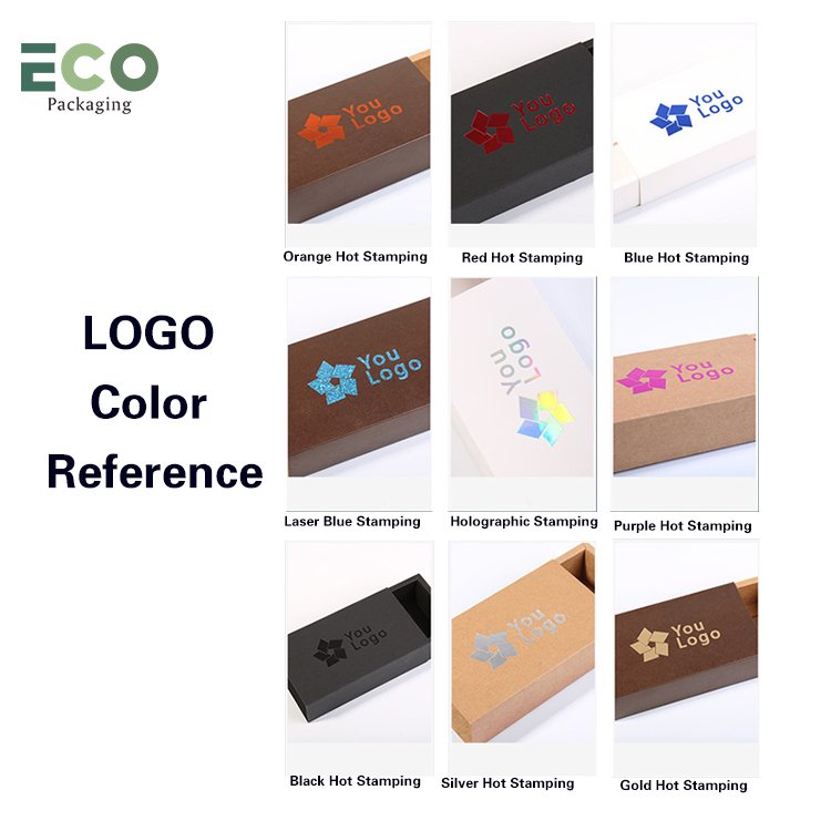 Wholesale customized luxury cardboard rigid rectangle gift packaging paper box Logo printing kraft paper drawer box