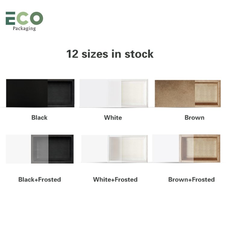 Wholesale customized luxury cardboard rigid rectangle gift packaging paper box Logo printing kraft paper drawer box