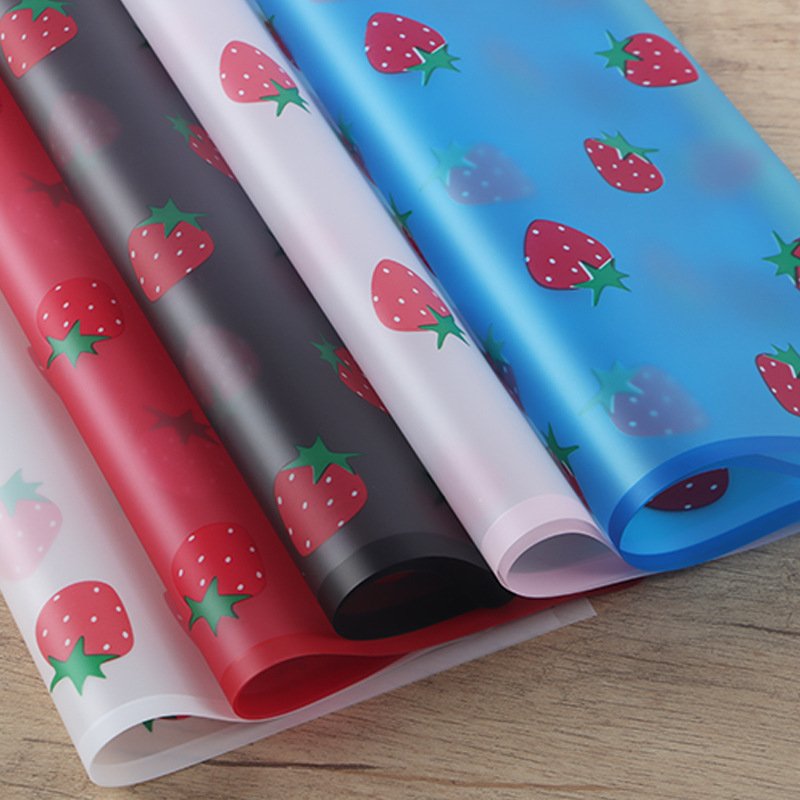 20pcs/bag waterproof flower packaging paper with exquisite small floral patterns, flower shop supplies floral supplies