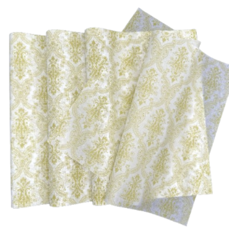High Quality Luxury Flower Wrapping Tissue Paper Sheets Custom Logo Stamping Gift Wrapping Paper For Gifts Box Packing