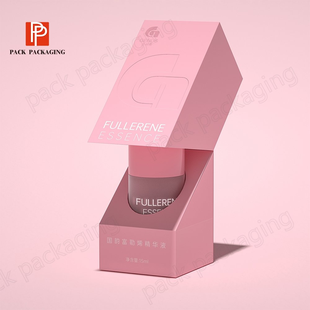 eco friendly Essence oil Lotion cardboard packaging box affordable package sustainable skincare packaging for skincare