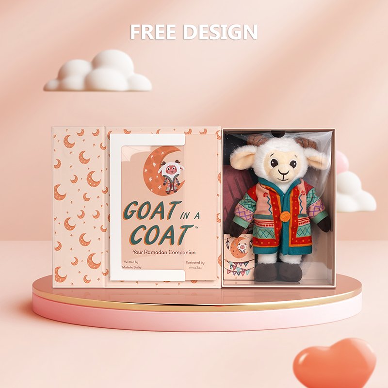Custom Doll Toy Packaging Box DIY Paper Magnetic Gift Boxes Christmas Cosmetic Boxes