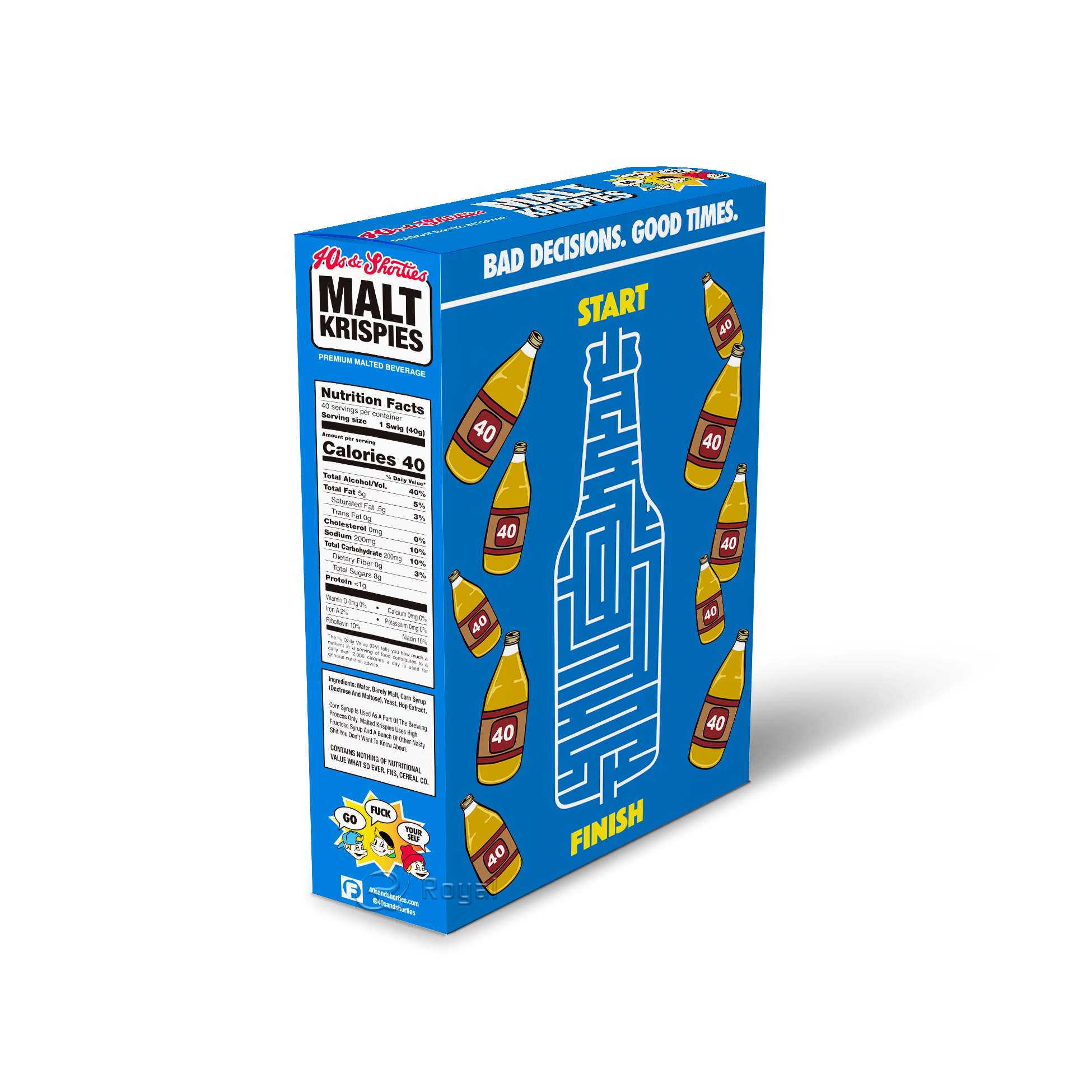 Custom Printing Foldable Art Paper Seafood Freezer Storage Cereal Box Package Box Frozen Food Packaging box