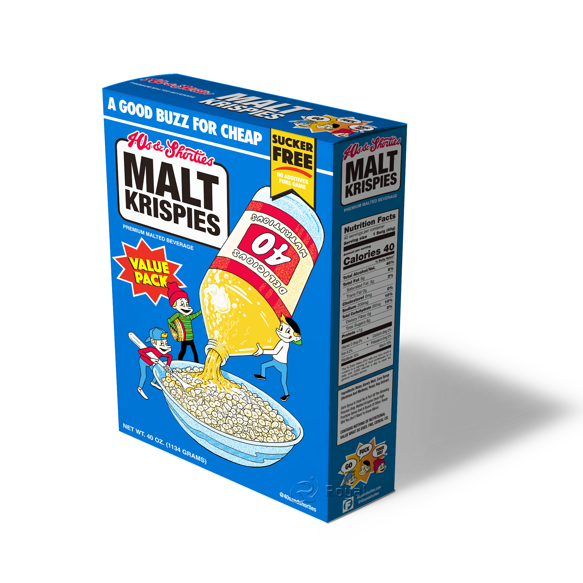 Custom Printing Foldable Art Paper Seafood Freezer Storage Cereal Box Package Box Frozen Food Packaging box