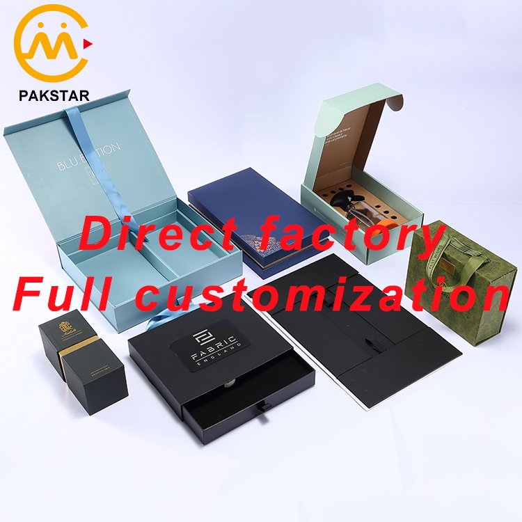 Custom logo luxury black cardboard empty paper drawer shoes boxes for packiging with handle