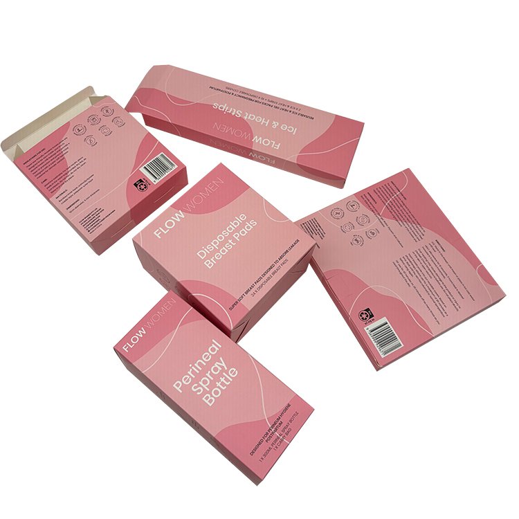 Best Selling New Design Pink Cardboard Box Customized Small Packing Boxes Packaging Paper Box