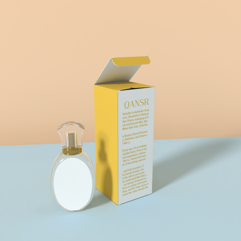 Custom Double Side Print Cosmetic Boxes 30ml Essential Oil Dropper Bottle Paper Box Skin Care Serum Packaging Gift Box