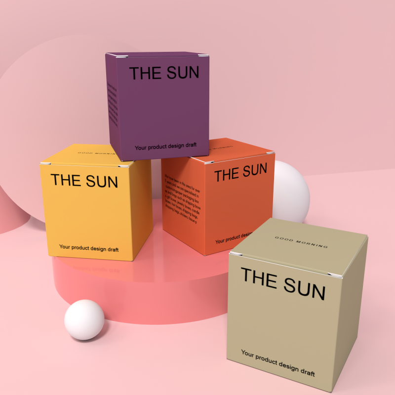 Custom Double Side Print Cosmetic Boxes 30ml Essential Oil Dropper Bottle Paper Box Skin Care Serum Packaging Gift Box