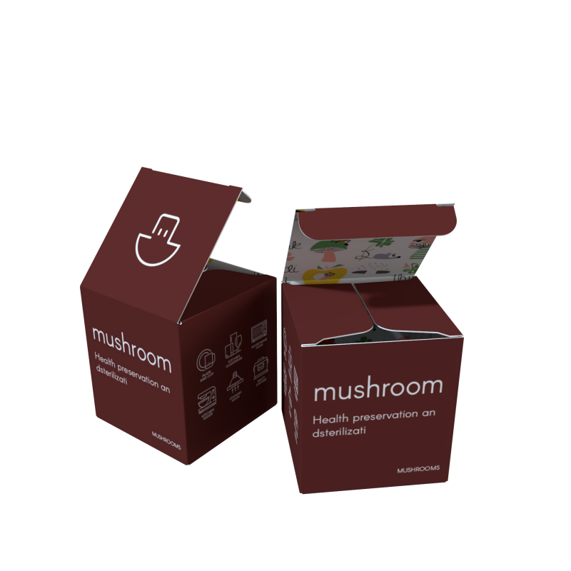 Custom Double Side Print Cosmetic Boxes 30ml Essential Oil Dropper Bottle Paper Box Skin Care Serum Packaging Gift Box