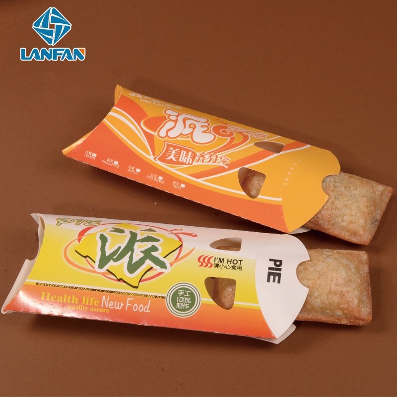 Wholesale Custom Logo Disposable Biodegradable UV Fast Food Packaging Grill Pie Kraft Burrito Wrap Paper Shawarma to Go Box