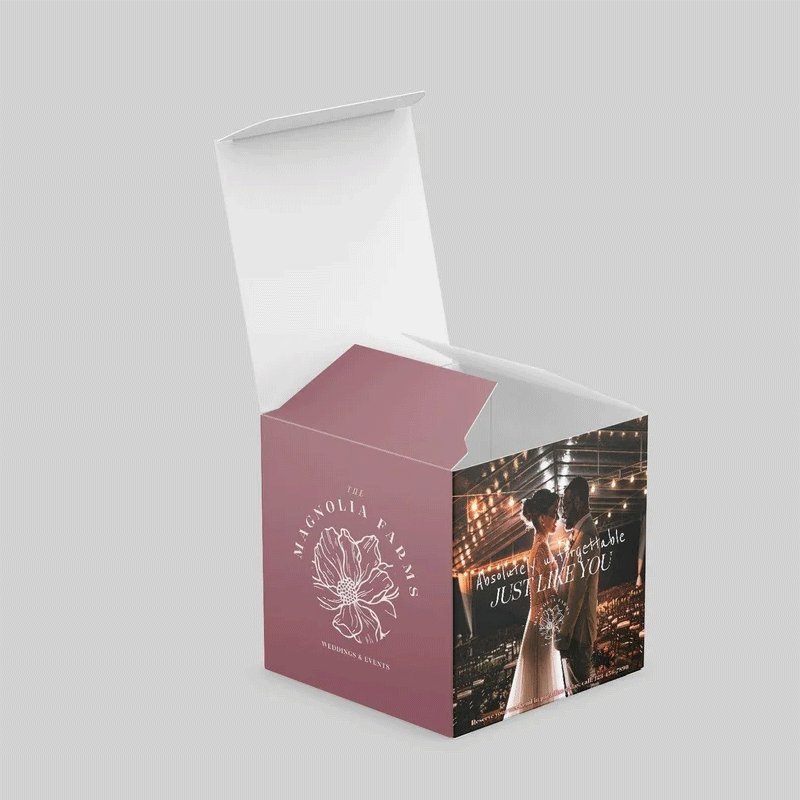 Eco Friendly Custom Double Side Print Tuck Top Cosmetic Boxes Beauty Lipstick Cosmetic Bottle Serum Gift Packaging