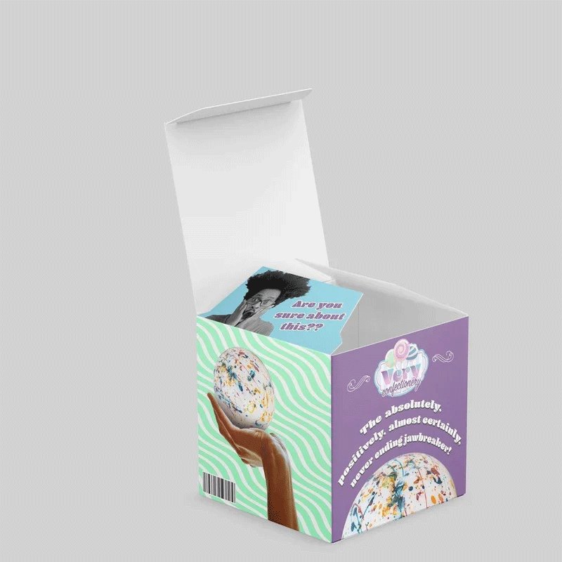 Eco Friendly Custom Double Side Print Tuck Top Cosmetic Boxes Beauty Lipstick Cosmetic Bottle Serum Gift Packaging