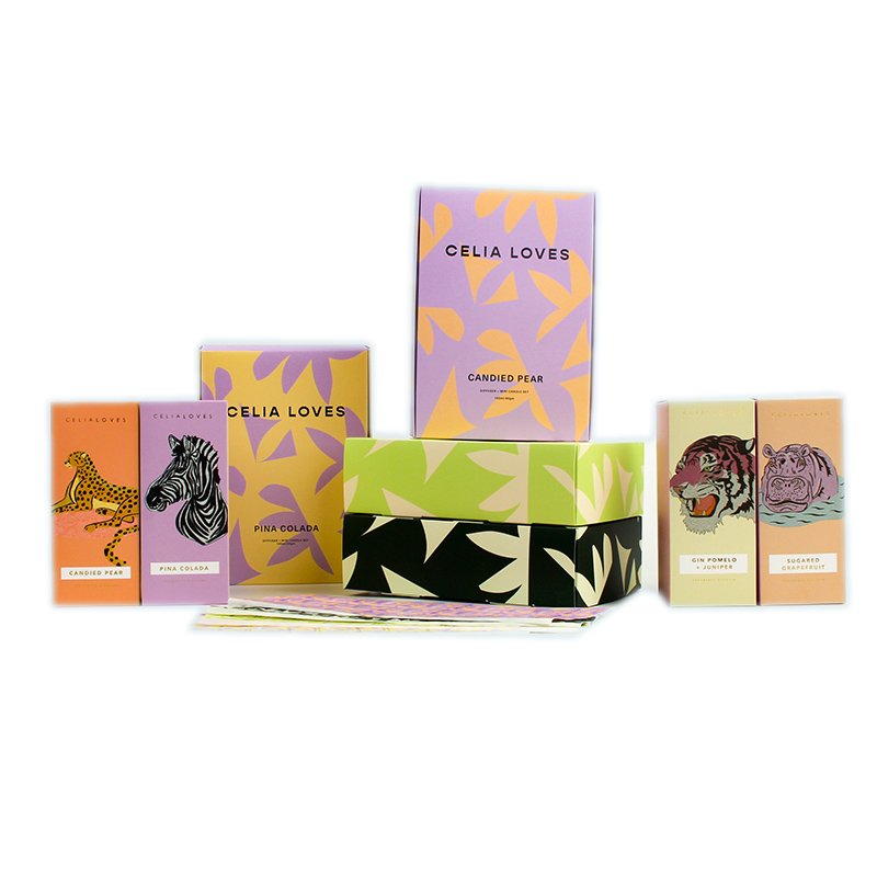 Custom paper packaging box perfume essential oil paper packaging box cosmetic paper box