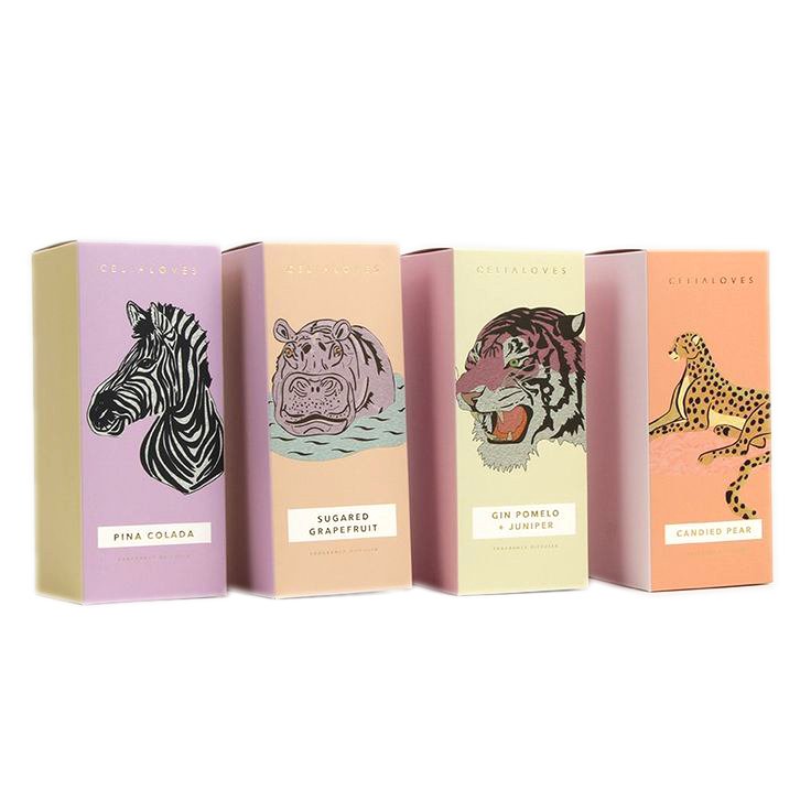 Custom paper packaging box perfume essential oil paper packaging box cosmetic paper box