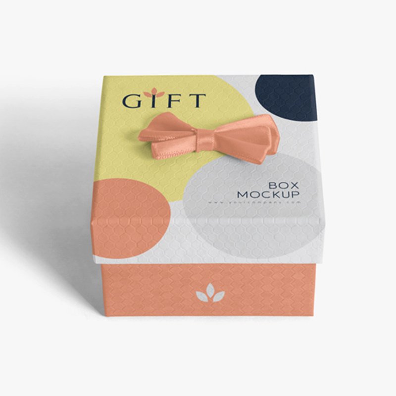 Custom Design Printed Recyclable Art Paper Box With Embossing box base and lid box packaging
