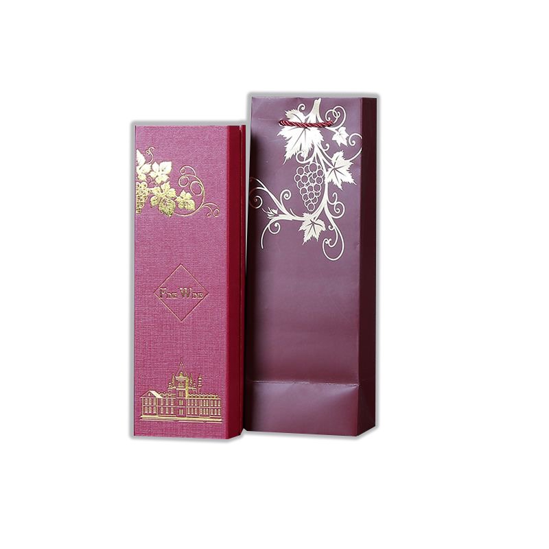 Custom Luxury Cardboard Liquor 1 Bottle Gift Boxes Magnetic Bottle Packaging Whiskey Champagne Wine Box