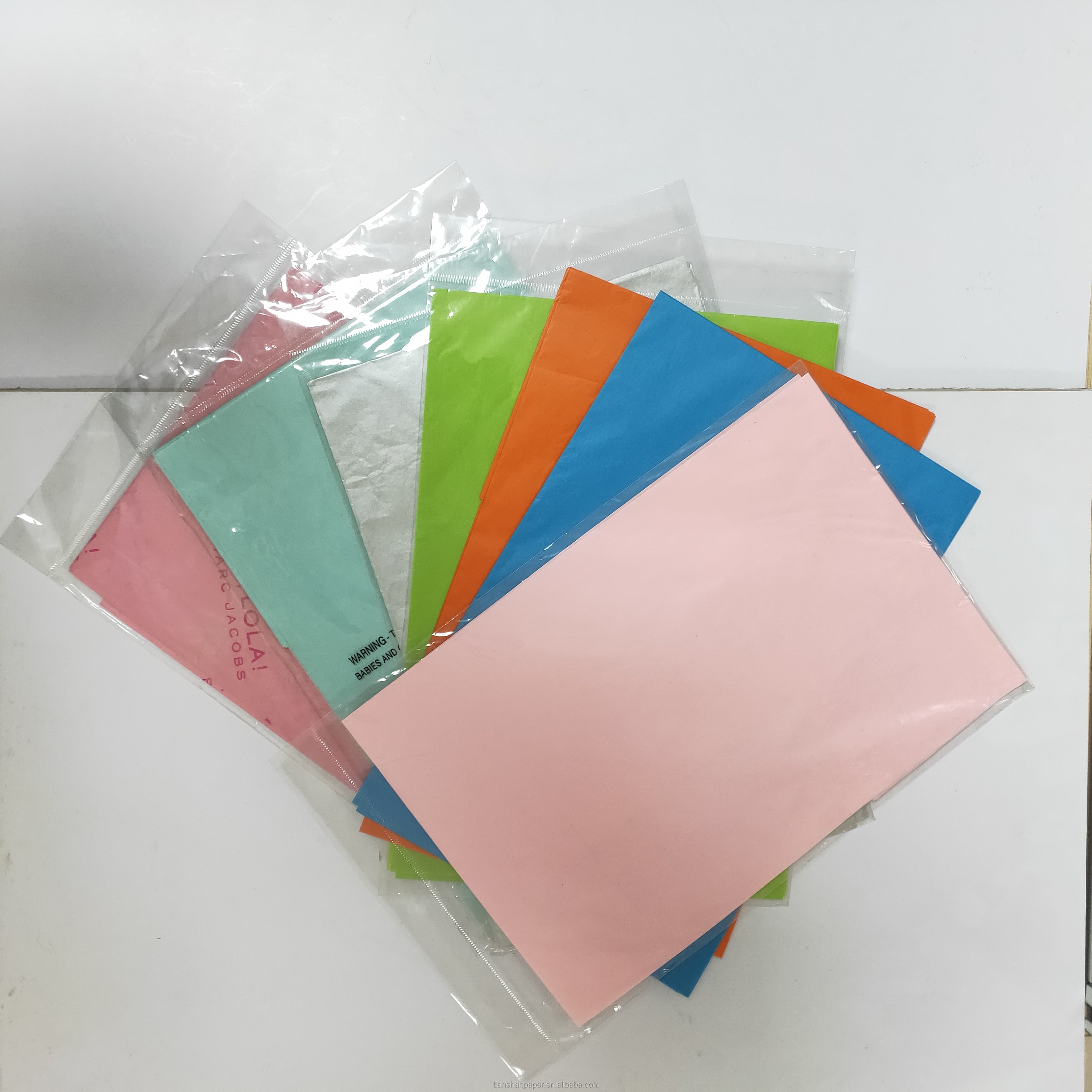 Wholesale Mixed Color Solid Colored Tissue Paper For Flower & Gift Wrapping Clothing Packaging Tissue Paper