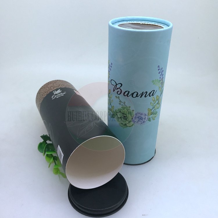 Round Car Tissue Box Packaging Holder Box Facial Tissue Paper Tube