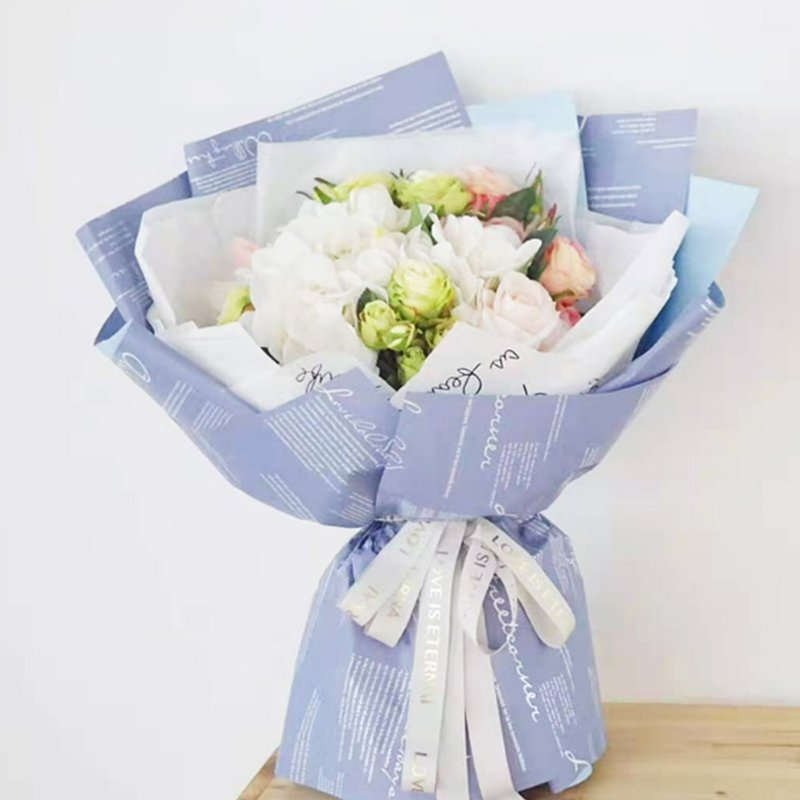 Waterproof Bouquet Paper translucent wrapping flower wrap paper floral gift packaging paper for flowers