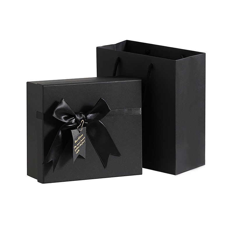 Custom Printed Luxury Earth Cover Box Wholesale Cardboard Ring Drawer Bow Packaging Jewelry Boxs